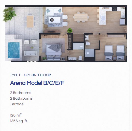 The Beach - Arena Apartments, Punta Cana, Dominican Republic